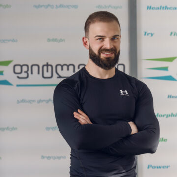 Professional fitness trainer rati Kotorashvili